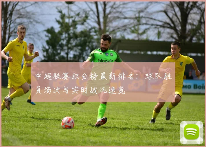 中超联赛积分榜最新排名：球队胜负场次与实时战况速览